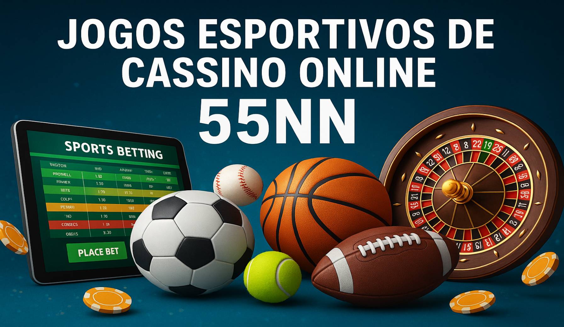 Aposte em apostas esportivas no cassino online 55NN